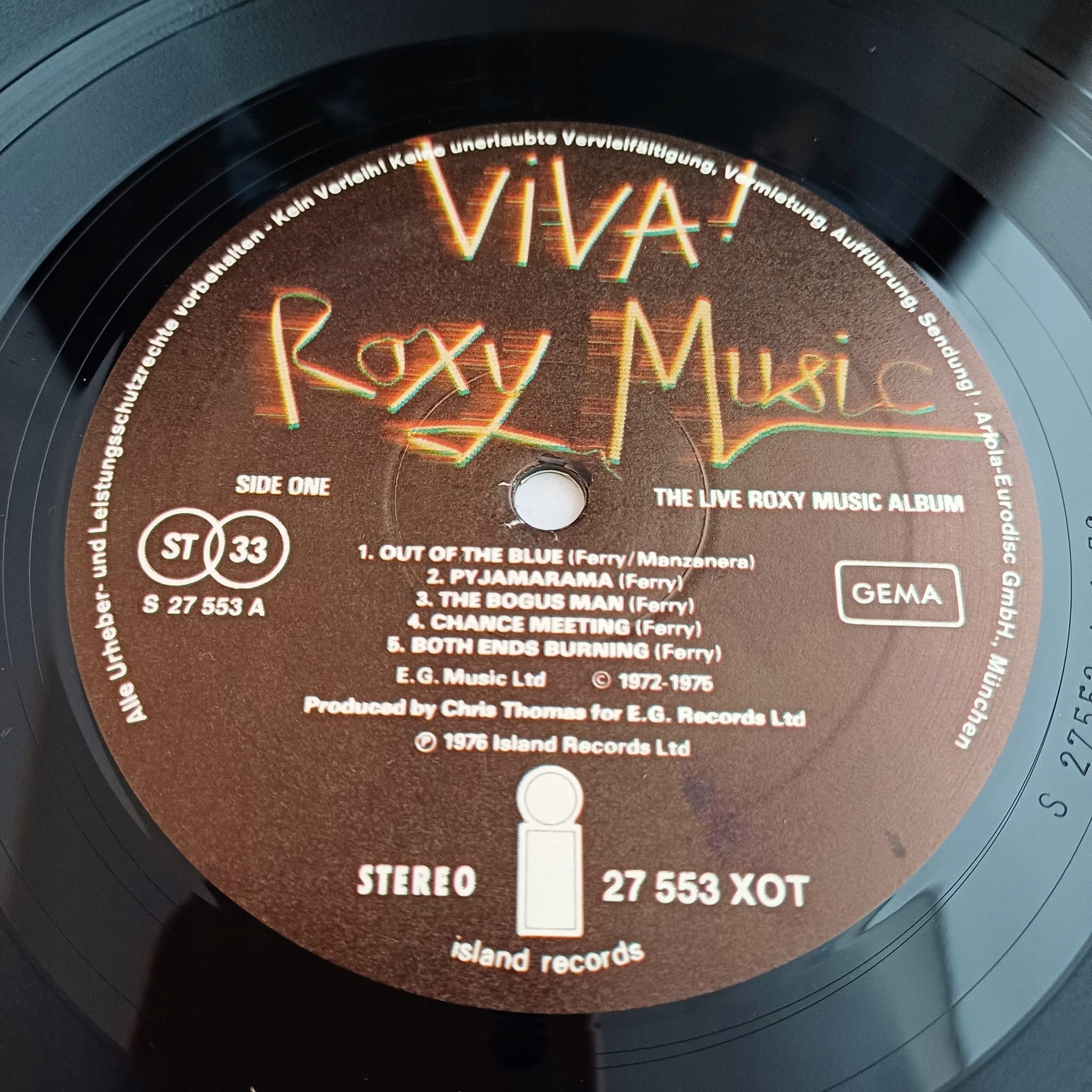 Roxy Music - Viva ! The Live Roxy Music Album VG+/VG- - obrazek 4